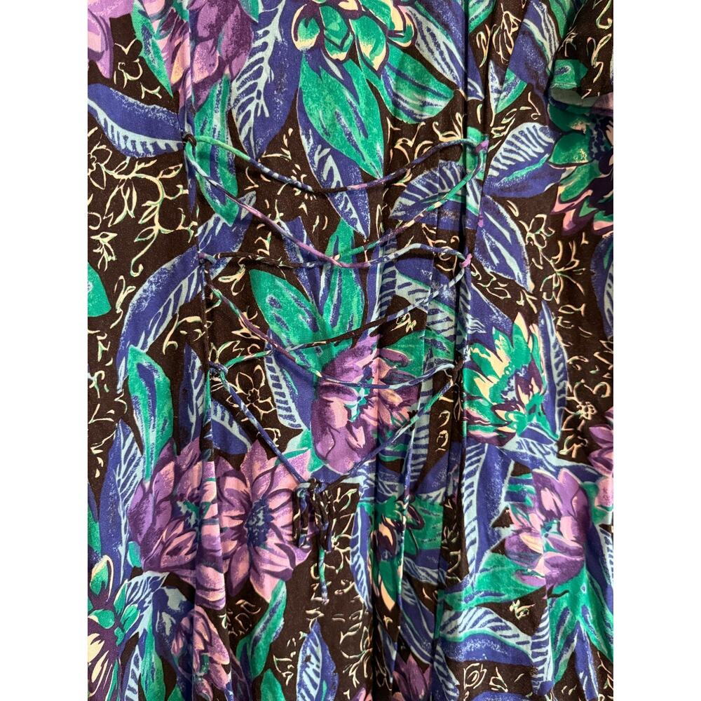 Vintage Caroline Wells Collection Button Front Dress Size 16 - Picture 7 of 7